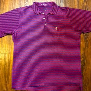 B. Draddy USA mens XL Extra Large stripped polo shirt